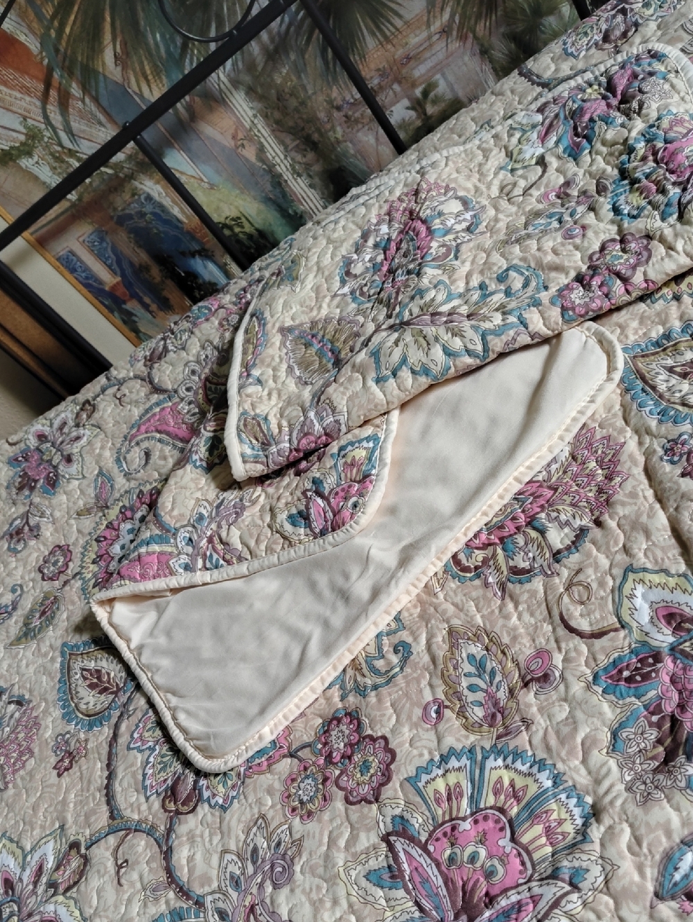 3 PC Daybed Set, Floral Pattern,Excellent Preowned Cond.